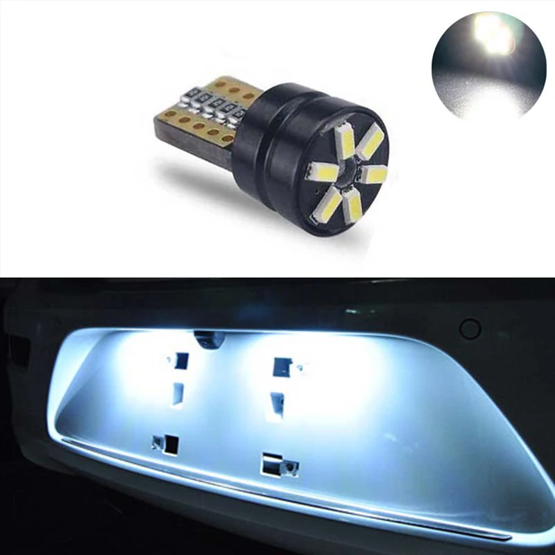 

1X T10 SMD 3014 Car LED License Plate Auto Canbus Light W5W 168 194 192 For Honda Civic Accord Fit CRV City HRV