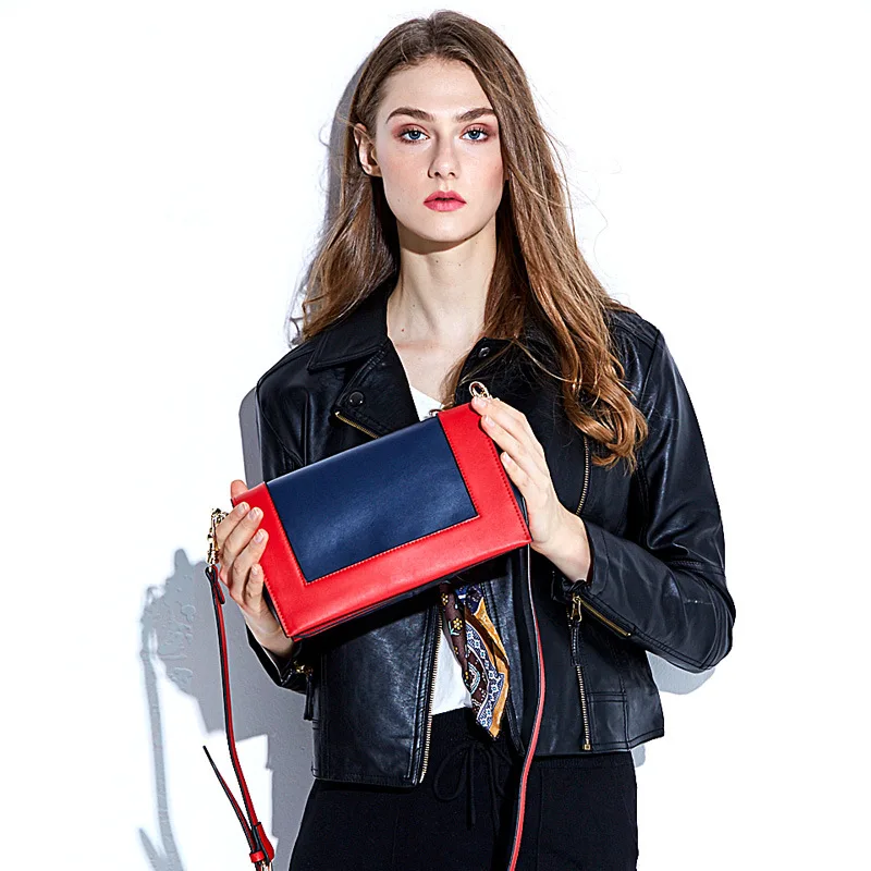 

New Coloured Small Square Bag with One Shoulder and Oblique Span in 2019