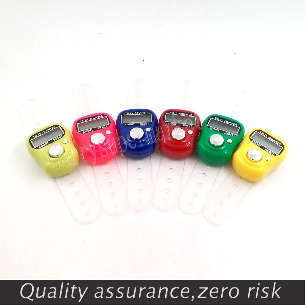 Electronic Row Counter Finger Ring Golf Digit Stitch Marker LCD Tally Counter 4S9M