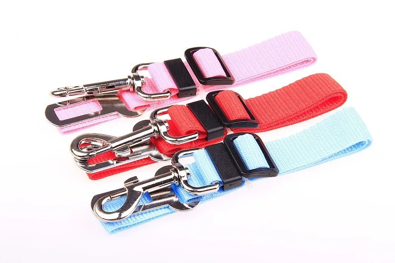 Vehicle Car Pet Dog Seat Belt Puppy Car Seatbelt Harness Lead Clip Pet Dog Supplies Safety Lever Auto Traction Products (1)