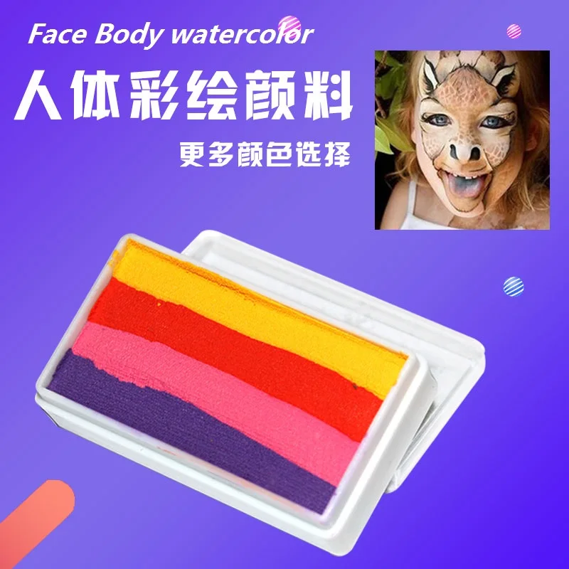 

Body Painted Pigment Kids Oil Color Face watercolor Fluorescent Pigment finger painting used for performances