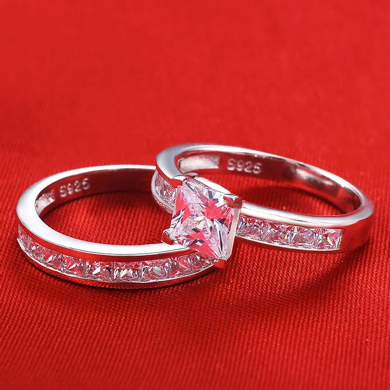 2018-new-design-925-Sterling-Silver-wedding-Ring-set-Finger-for-Women-bridal-groom-Jewelry-Wedding