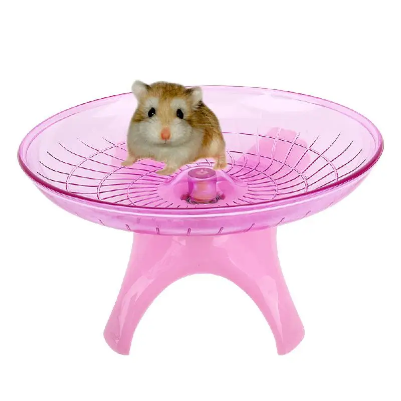 Hamster Mouse Running Disc Flying Saucer Exercise Wheel Samll Animals