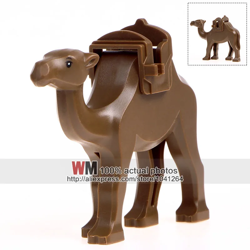 

Brown Camel Blocks With Saddle Prince of Persia 20pcs/lot The Sands of Time Building Set Model Bricks Kits Toys for Children