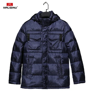

MALIDINU 2020 High Quality Men Down Jacket Winter Thick Down Coat Brand 70%White Duck Down European Size Down Coat Free Shipping
