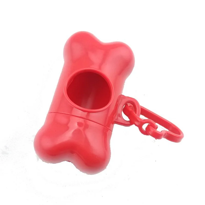 50 Pcs New Bone Type Pet Poop Bag Dispenser Casing Environmental PE for