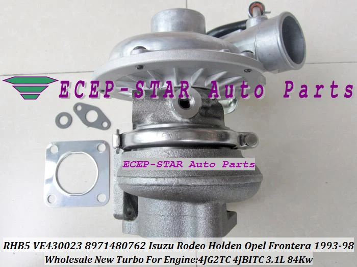 RHB5 VE430023 8971480762 VICC VI95 Turbine Turbo Turbocharger For ISUZU Rodeo Holden OPEL Frontera 1993-98 3.1L 4JG2TC 4JBITC (2)