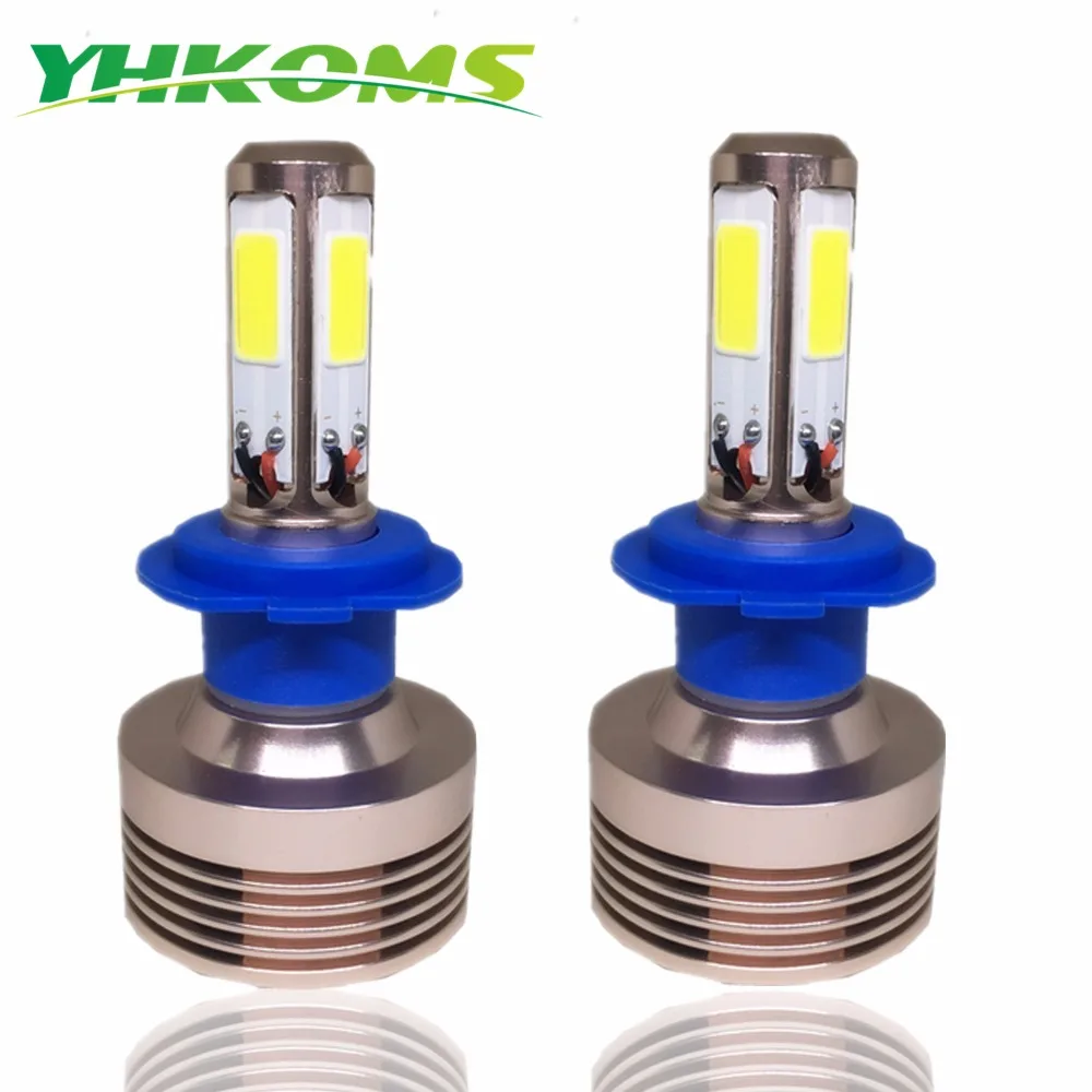 

YHKOMS H7 LED H4 H8 H11 9005 HB3 9006 HB4 H1 H3 Auto LED Headlamp 9004 9007 H13 Hi/Lo LED Bulb 80W 8000LM 6000K White Light