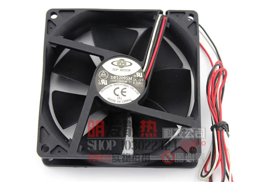 Computer cooling fan MOTOR TOP 9225 12V 0.25A DF1209SM 9CM fanfan coil motorfan