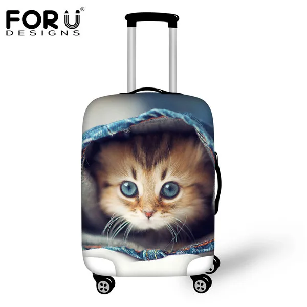 H465 FORUDESIGNS чехол из спандекса для багажа защитный чехол для 18-30 дюймов чемодан сундук чехол цветок роза Водонепроницаемый Анти-пыль дождевик - Цвет: H465