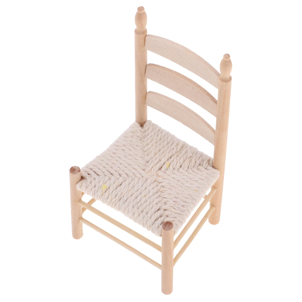 

Dining Table Chair Model for 1:12 Scale Dollhouse Miniature Living Room Furniture #3