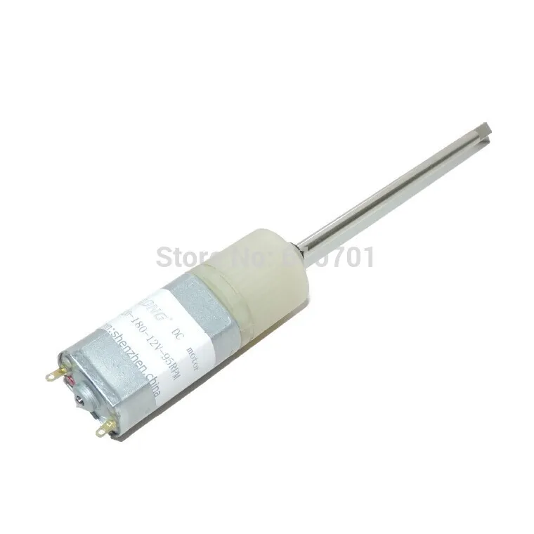 

3/6/12V 30/60/120rpm Rated Voltage Rotate Speed Reduction Electric DC Geared Motor 20GA-180 0.5-6kg.cm