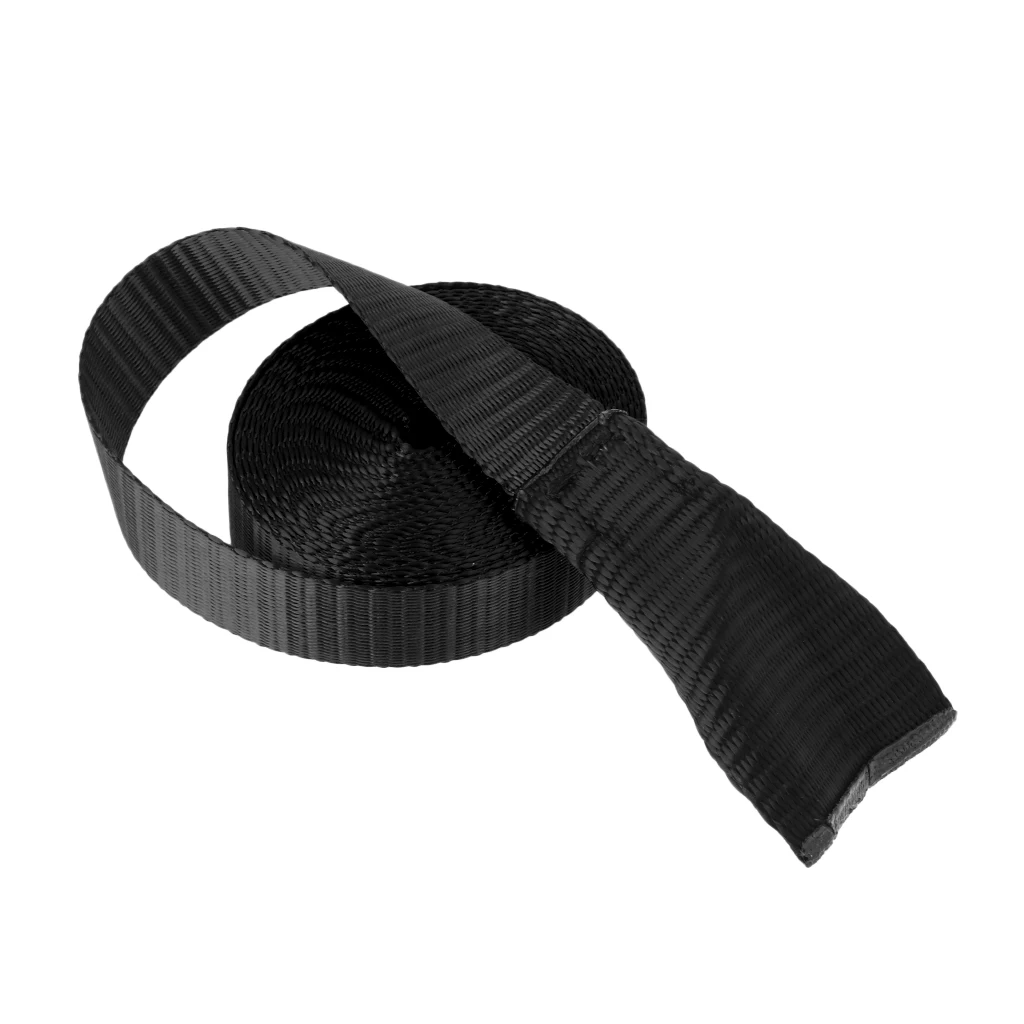 1 inch Wide 5 Meters / 3 Meters Kayak Tie Down Strap Pack Lash Belt Metal Buckle Fabric Protector Luggage Cargo Lash Belt