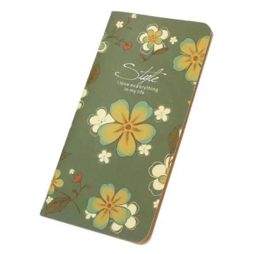 

Vintage Leaf Cover Loose Leaf Blank Notebook Journal Diary Gift Green