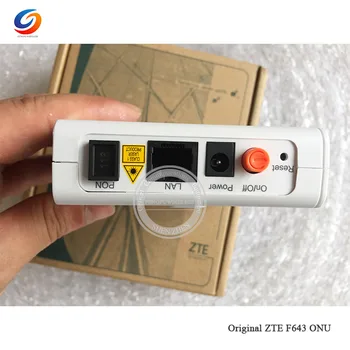 

10pcs Original New ZTE ZXA10 F643 FTTH Or FTTO GPON ONU with 1 GE Ethernet Port Router GPON ONT modem
