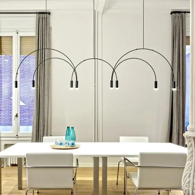 Скандинавские современные золото светодиодный подвесные светильники столовая кухня hanglampen voor eetkamer E27 светодиодный светильник лампочка эдисона