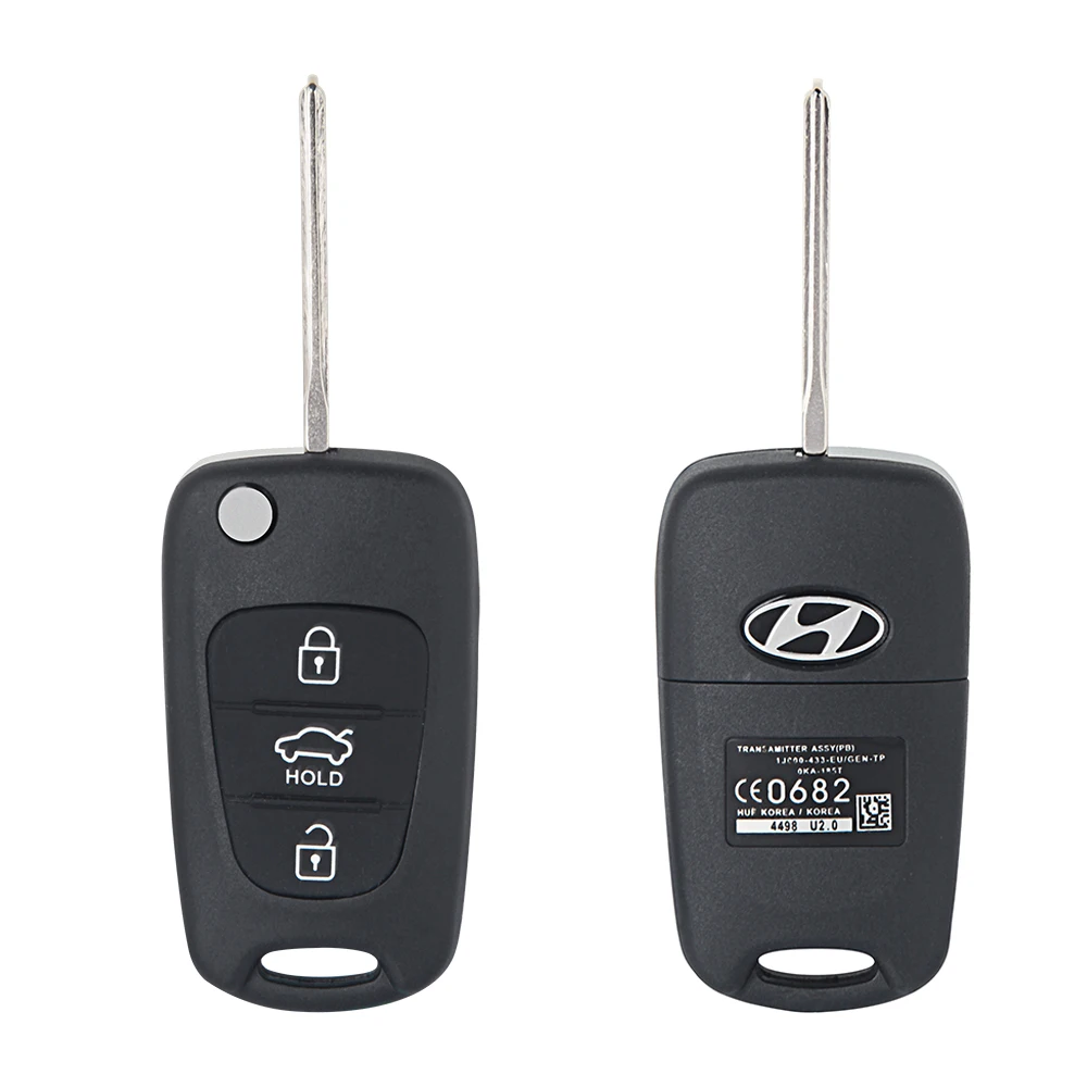 

Replacement Remote Car Key Shell Flip Folding Key Case For Hyundai