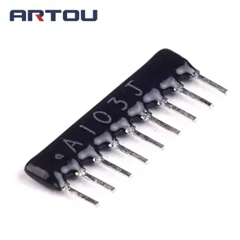 

50PCS 9Pin DIP Resistor Network Array A09 220R 330R 470R 510R 560R 2.54MM