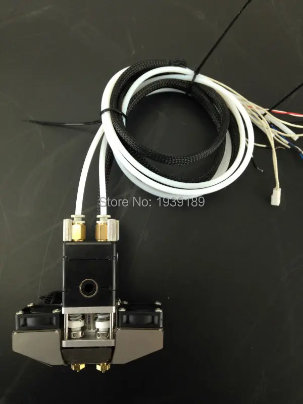 3D Printer Part Dual Nozzle Extruder Olsson Block Hot End Header for Ultimaker 2+ UM2+ Extended 1.75mm filament 3D Printer Part Dual Nozzle Extruder Olsson Block Hot End Header for Ultimaker 2+ UM2+ Extended 1.75mm filament