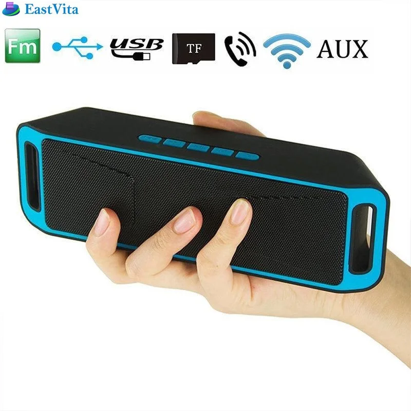 

Ostart Mini Bluetooth Speaker Portable Wireless Speaker Sound System Flash FM Radio Stereo Music Surround Support ,TF AUX USB