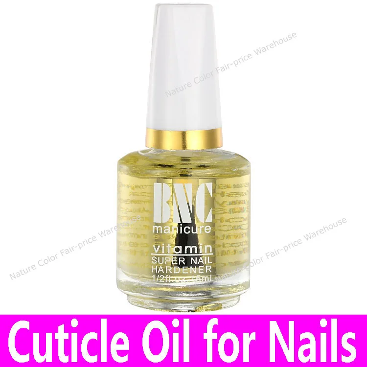 1 bottle Cuticle Oil Nail Skin Nourishment Oil with Brush Clear Color