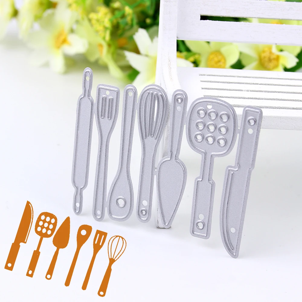 Metal Cutting Dies 2018 New DIY For Scrapbooking Kitchen Tools Set Die Cut Carbon Sharp For Photo Album Art Card Cut Embossing Metal Cutting Dies 2018 New DIY For Scrapbooking Kitchen Tools Set Die Cut Carbon Sharp For Photo Album Art Card Cut Embossing
