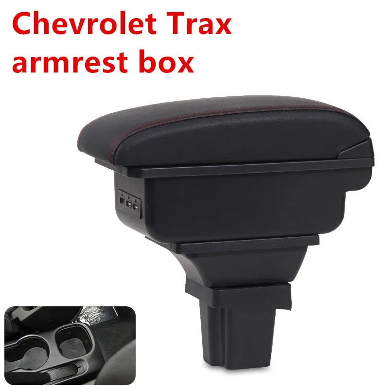 Для Chevrolet Trax подлокотник коробка центральный магазин содержимое коробка продукты интерьера хранения центр консоль аксессуары