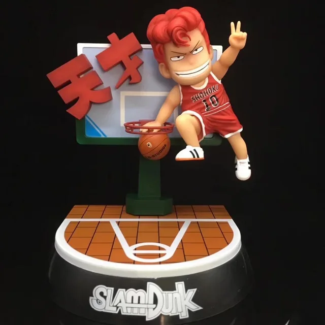 

Hot Anime Figure 22CM SLAM DUNK #10 Hanamichi Sakuragi PVC Figure Collectible Model Toy