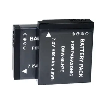 

DMW-BLH7E Battery For Panasonic Lumix DC-GX800 DMC-GF7 GF8 GF9 DMC-GM1 DMC-GM5 DMC-GX7 DMC-LX15 Camera Batteries USB Charger