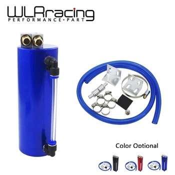 

WLR RACING Universal Aluminum Racing Oil Catch Tank / CAN Round Can Reservoir Turbo Oil Catch can / Can Catch Tank WLR-TK62