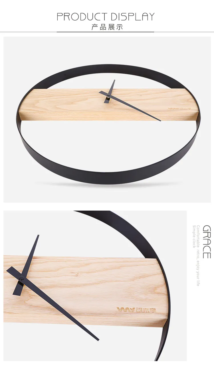 Деревянные настенные часы для гостиной, минималистичные деревянные часы, креативные модные часы, современные минималистичные настольные настенные часы