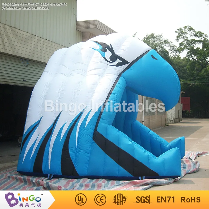 inflatable hawk tunnel inflatable eagle tunnelinflatable sports tunnel helmet with ce BG-A0102 toy