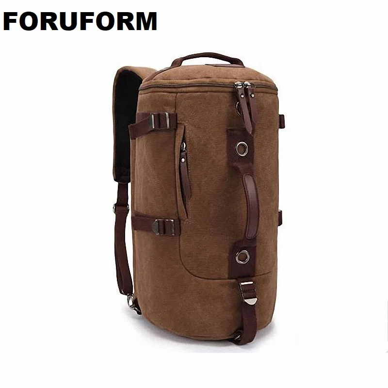 

Men Canvas Backpack Famous Brand men's Travel Bag Large Capacity Vintage Backpacks Men Bags LI-031
