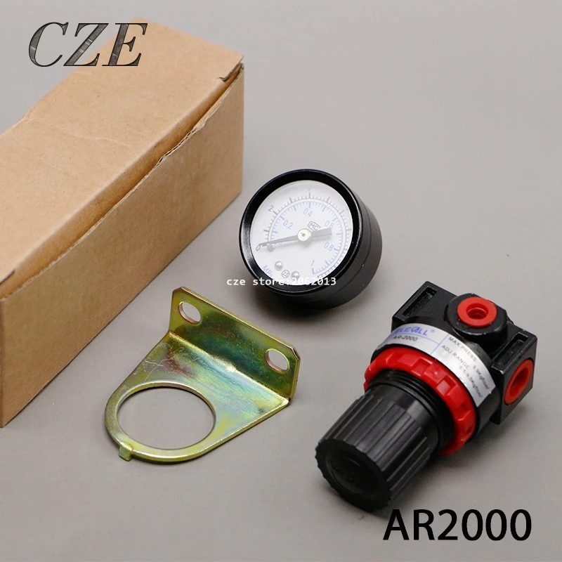 

AR2000 Air Control Compressor Pressure Gauge Relief Regulating Regulator Valve Pneumatic Tools