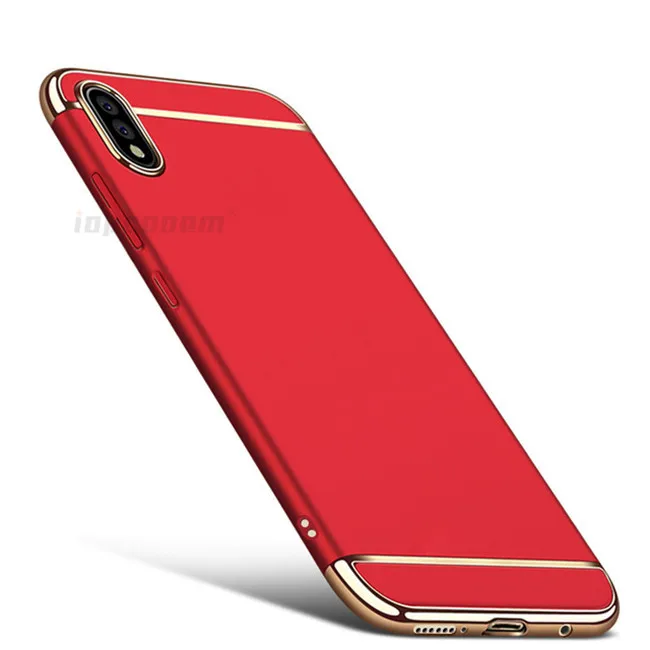 Для samsung Galaxy A20 A30 A40 A50 A60 A70 чехол 3 в 1 шить на заднюю панель для телефона для samsung Galaxy M10 M20 M30 Coque - Color: Red