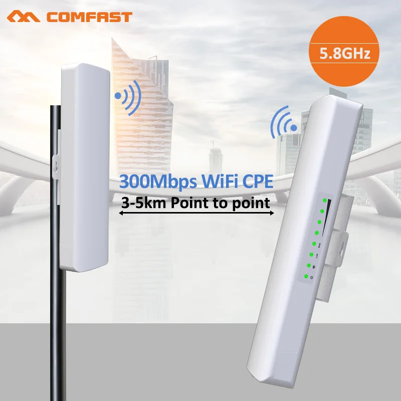 

2pcs 300Mbps Outdoor WIFI Repeater/Router/5Ghz Access point Wireless Wi-Fi Extender Signal amplifier External 2*14dbi Antenna