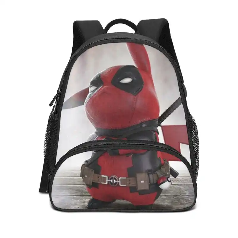 Small Backpacks For Boys S Cartoon Deadpool Detective