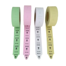2 roll/pack Turn o matic Wireless Queue Call System Ticket Paper Roll Number A00-E99 ticket dispenser electronic queue management calling system with paper roll