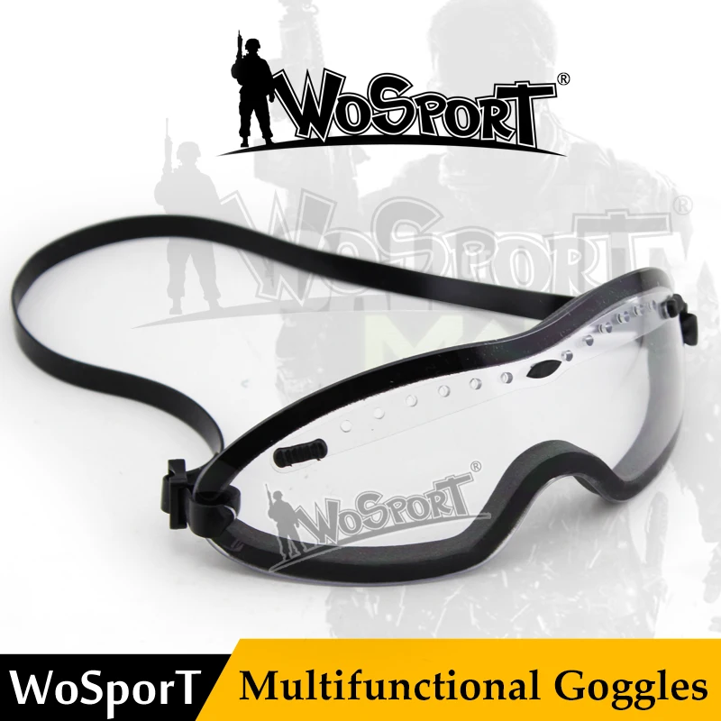 WoSporT Tactical Smith оптика BOOGIE регулятор GOGGLE тактические очки Американский шлем анти туман езда велосипедный Пейнтбол Очки