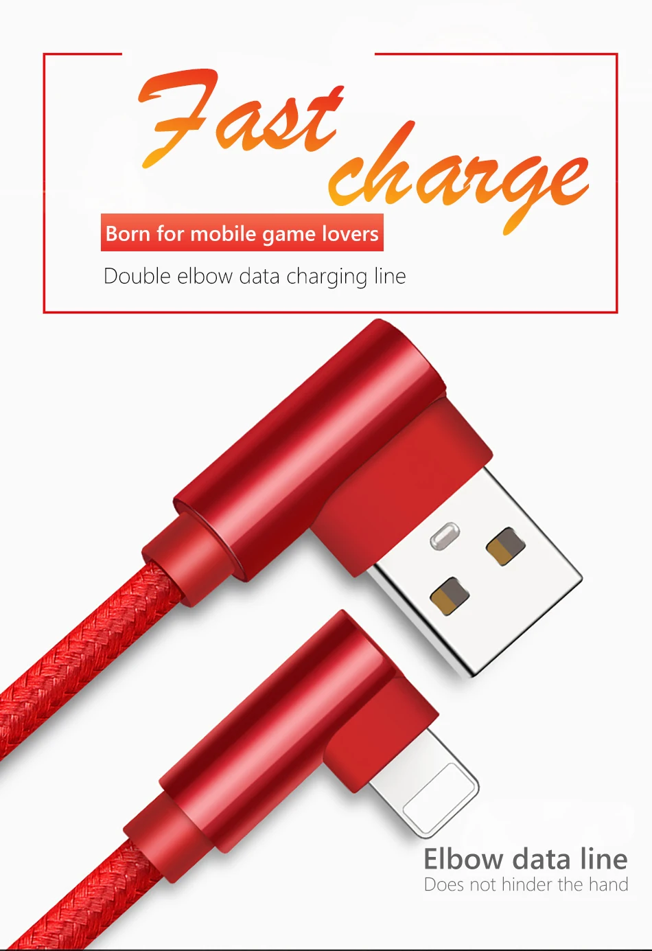 !ACCEZZ USB Charging Data Cable Lighting For Apple iphone X 8 7 6 6S Plus XR XS MAX 5C 5 SE 90 Degree Phone Charger Cord Line (1)