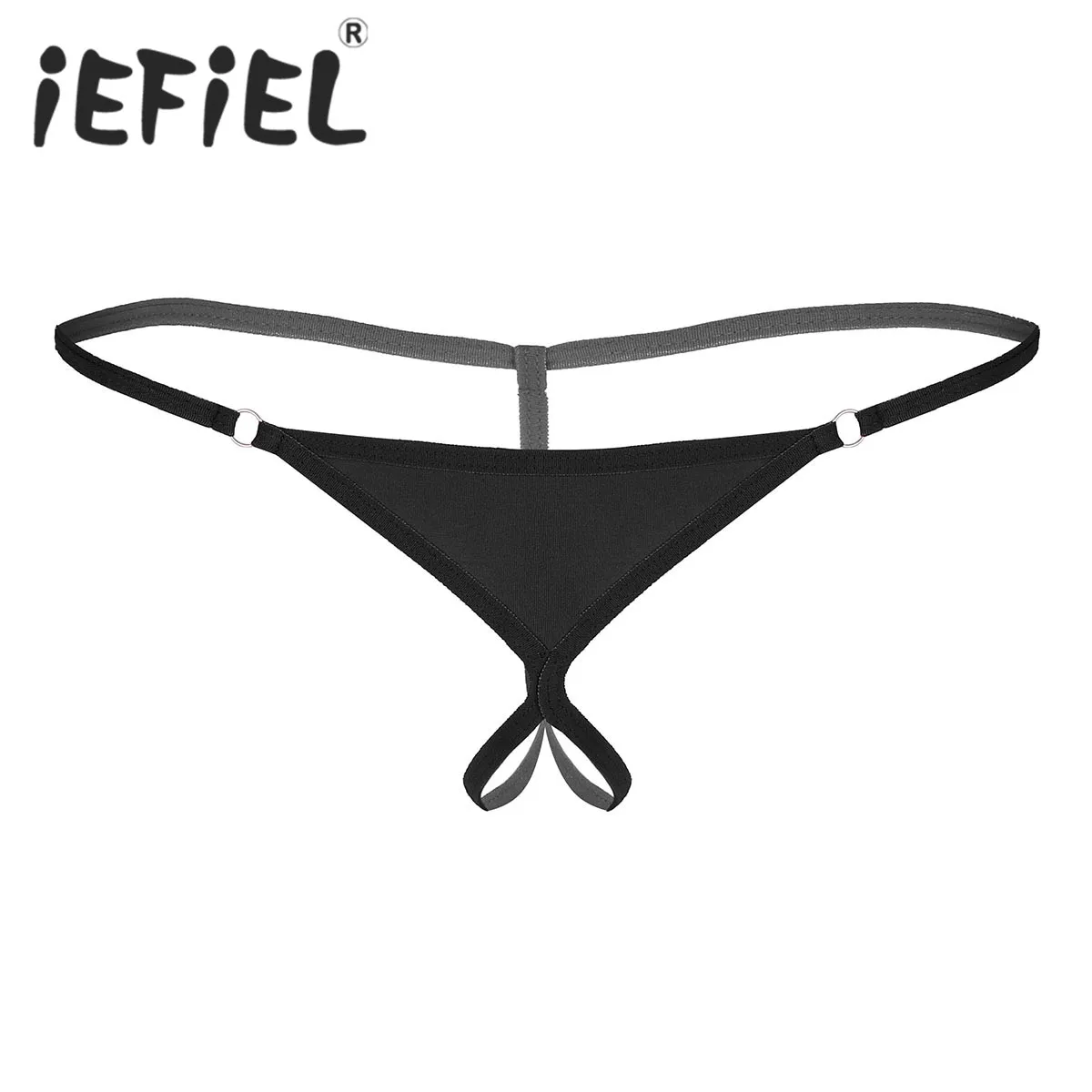 

Sexy Male Mens Lingerie Low Rise Open Butt Crotchless G-String T-Back Jockstrap Thong Bikini G-string Underwear Thongs Panties