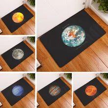 Планета коврик для ванной с рисунком замшевые абсорбирующий душ для ванной комнаты Ванная комната ковролин коврик для туалета Кухня Коврик для пола 50x80 см украшения дома Коврики