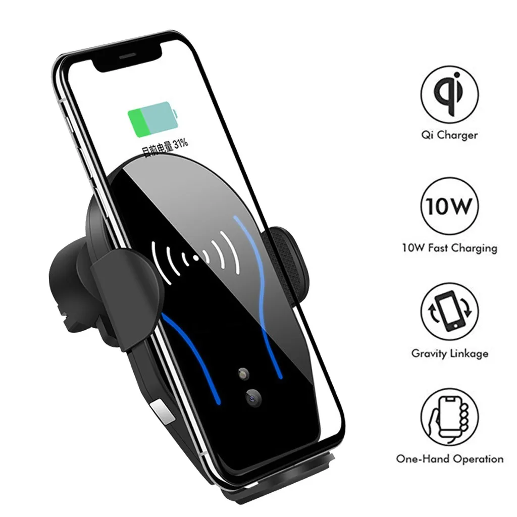 

CARPRIE Battery Charging Units multifunctional Car charger adapter Gravity induction Phone Holder Wireless fast charge Apl26
