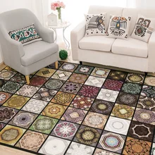 Nueva alfombra con Diseño exótico Vintage de moda Original para sala de estar dormitorio sala de estudio Tapis ambiental estera de silla antideslizante