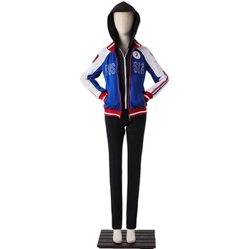 

Yuri On Ice Cosplay Costume Yuri Plisetsky Cosplay Clothing Unisex New Anime Cartoon Outfit Winter Jacket Coat Halloween Party