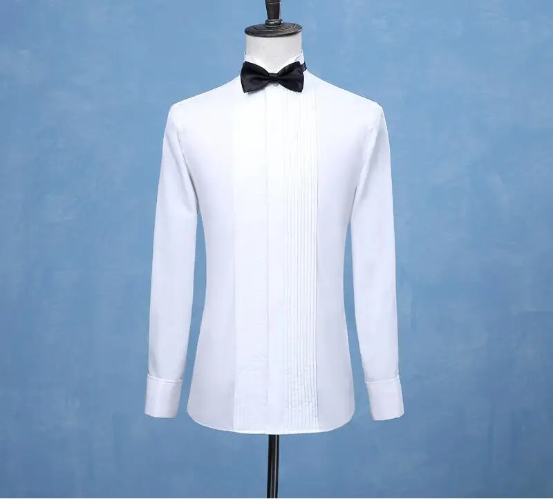 2019 Новая мода жениха смокинги для женихов рубашки мальчиков Best мужские для шаферов белый или черный для мужчин свадебные рубашк