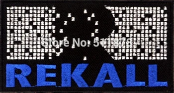 

4" TOTAL RECALL Stylish REKALL Staff Movie TV SERIES Costume Cosplay Embroidered Emblem applique Sew On iron on patch badge