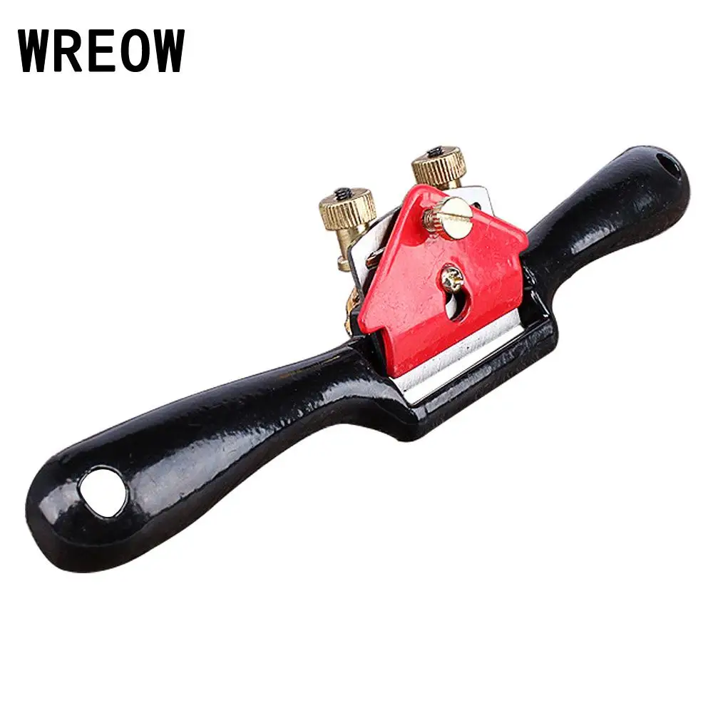 9"/215mm Adjustable Hand Planer Woodworking Cutting Edge Planer Screw