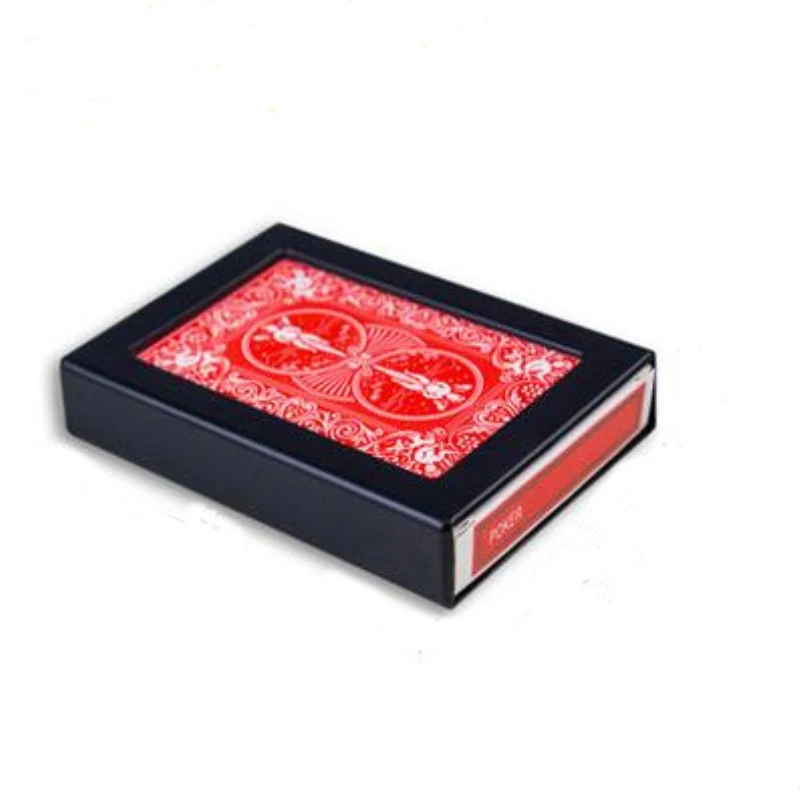 

Card Box Vanish Disappear illusion Magic Trick Bicycle Vanishing Deck/card magic trick/close up magic
