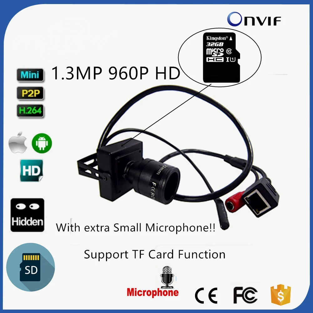 Mini Size CAMHI P2P Onvif TF Card Slot Audio Home Security 1.3MP 960P SD Card Mini IP Camera 9-22mm Varifocal Lens Cam Mini Size CAMHI P2P Onvif TF Card Slot Audio Home Security 1.3MP 960P SD Card Mini IP Camera 9-22mm Varifocal Lens Cam